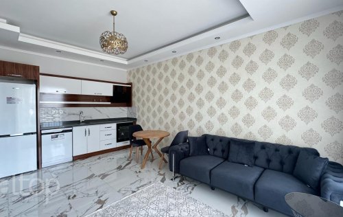 ID: 9332 1+1 Apartment, 58 m2 in Mahmutlar, Alanya, Turkey 